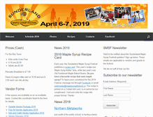 Tablet Screenshot of maplesyrupfestival.ca